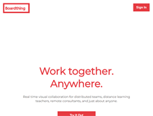 Tablet Screenshot of boardthing.com